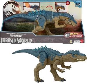 Jurassic World Ruthless Rampage Allosaurus Dinosaurier-Spielzeug, Actionf - Bild 1 von 7