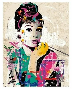 Paint By Numbers Adults kids Famous Figure DIY Painting Kit 40x50CM Canvas - Picture 1 of 10