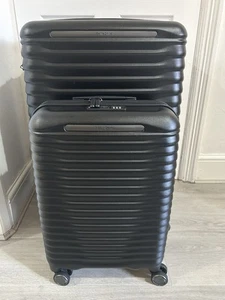 Samsonite Element 2 Piece Hardside Luggage Set Black 4 Wheels - Picture 1 of 13