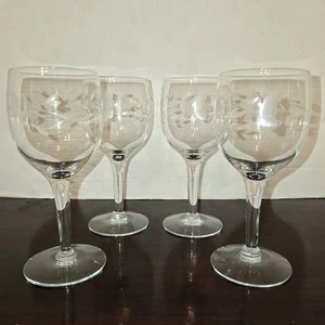 Vintage Princess House Heritage Kristall #420 klare Weingläser 6 Oz, 4er Set LNC - Bild 1 von 9