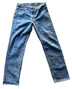 Vintage 90s Levis 505 Orange Tab Jeans Mens 35x32 Blue Medium Wash 40505-0215 - Picture 1 of 8