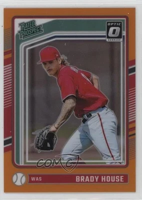 2024 Panini Donruss Optic Rated Prospects Orange Prizm /199 Brady House #188 - Image 1 of 2
