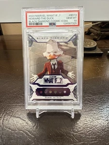 2023 Upper Deck Marvel What If Black Diamond Cosmic Stone BD13 Howard Duck /23 - Picture 1 of 2