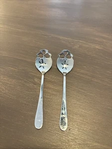 2 Edelstahl #304 Totenkopf Zuckerlöffel Absinth Kaffee Rührlöffel - Bild 1 von 9