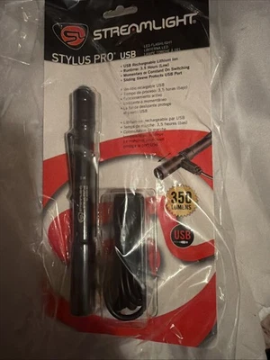 Streamlight Stylus Pro 66133 120V LED Flashlight - Black
