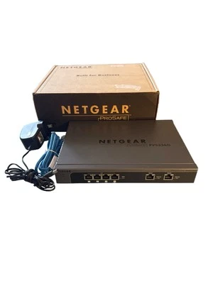 Netgear ProSafe Dual WAN Gigabit SSL VPN Firewall FVS336G V2 With PSU - Image 1 of 4
