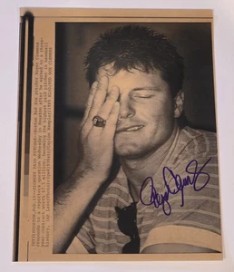 1989 ROGER CLEMENS Signed Original Press Photo-BOSTON RED SOX-JSA - Picture 1 of 10