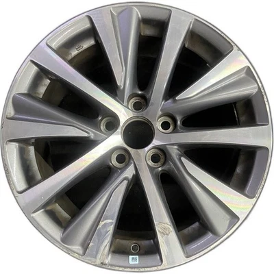 "Llanta Lexus gris mecanizado ES250 ES300H ES350 OEM 17"" 2021 de fábrica 74374" Foto 1 de 4