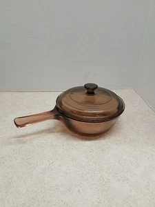 Visions Corning Ware Amber Kochgeschirr 0,5 Liter Kochtopf Topf & Deckel USA - Bild 1 von 4