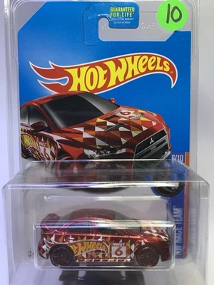 Hot Wheels Mitsubishi 2008 Lancer Evo X  KMART Exclusive Spectra red Paint  VHTF - Image 1 of 4