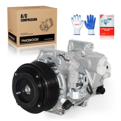 Компрессор кондиционера со сцеплением для Toyota RAV4 2006-2012 Venza 2009-2016 V6 3,5 л новый - Изображение 1 из 4