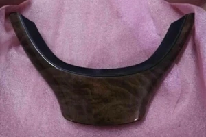 BMW F01 F02 F03 F04 2009-15 7 Series OEM Light Ash Grain Steering Wheel Trim New - Picture 1 of 2