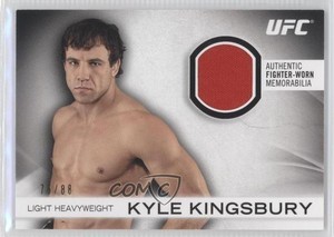 2012 Topps UFC Knockout Fighter-Worn Memorabilia /88 Kyle Kingsbury #FG-KK