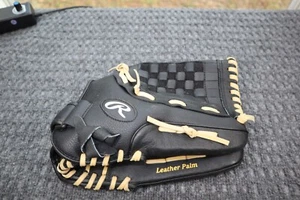 Rawlings RSB SS13W Softball Handschuh Leder Handfläche 13" Rechtshand Wurf schwarz sauber - Bild 1 von 17