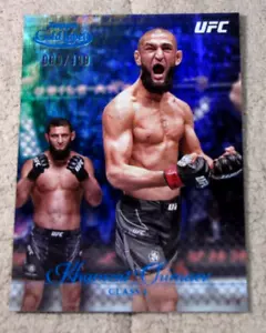 Etiqueta Dorada Topps 2024 UFC #23 Khamzat Chimaev Azul Paralelo/199 - Imagen 1 de 2