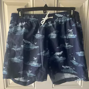 Trunks mens swim trunks NWT size xl blue/navy - Picture 1 of 6