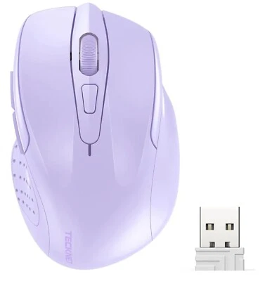 Wireless Mouse, 2.4GHz Ergonomic Computer Mouse, Portable Cordless Mice B12 - Image 1 of 4