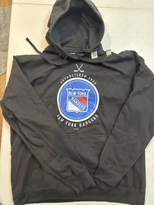 New York Rangers Officially Licensed black Hoodie Sweatshirt Large NWOT - Picture 1 of 10