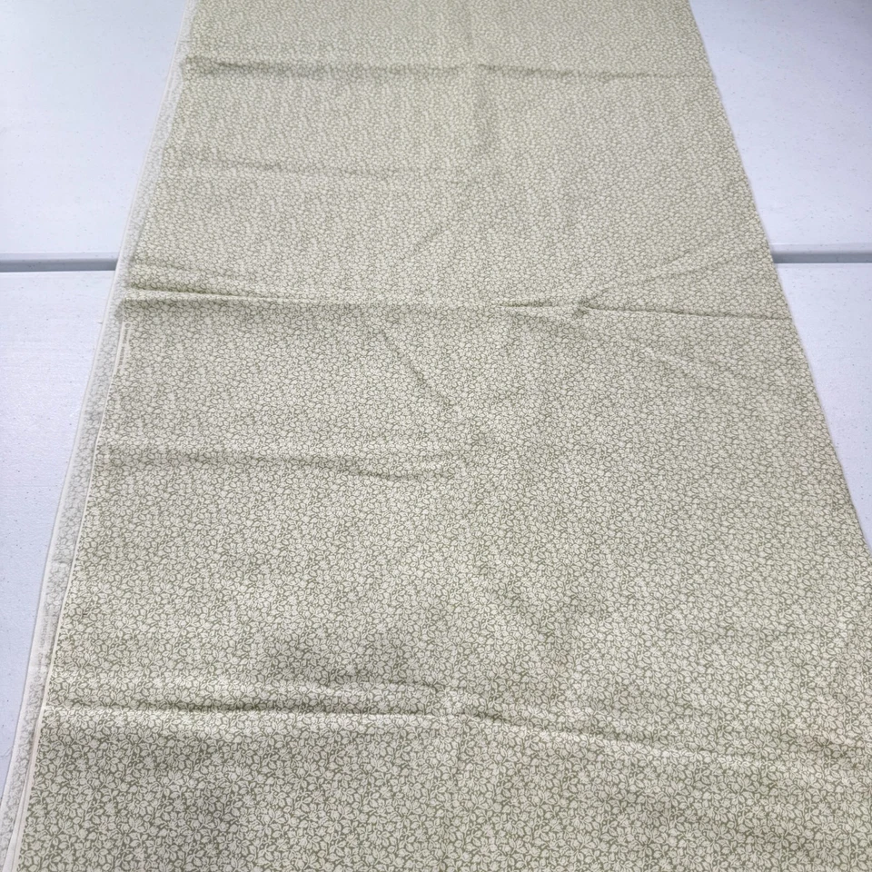 tela muelles vintage verde pequeñas flores algodón 45x106 2,9 yardas Foto 1 de 4