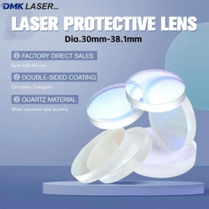 Ventana protectora láser D30-38,1 mm protección cuarzo para máquina de corte por láser - Imagen 1 de 4