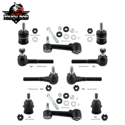 Rótulas de extremos de varilla de amarre delanteras 10 un. para Dodge Ram 1500 Van 3.9L 5.9L 2001-2003 Foto 1 de 4