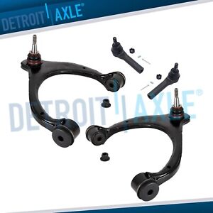 Front Upper Control Arms w/ Ball Joint Outer Tie Rods for Silverado Sierra 1500