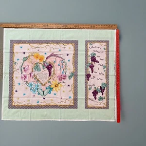 Daisy Kingdom, I am the Vine #7368 Karla Dornacher, 2006 Cut & Sew Panel - Bild 1 von 3