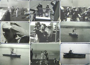 1930s 16mm Home Movies German Ocean Liner Bremen / Europa flags ships 1937 film - Picture 1 of 8