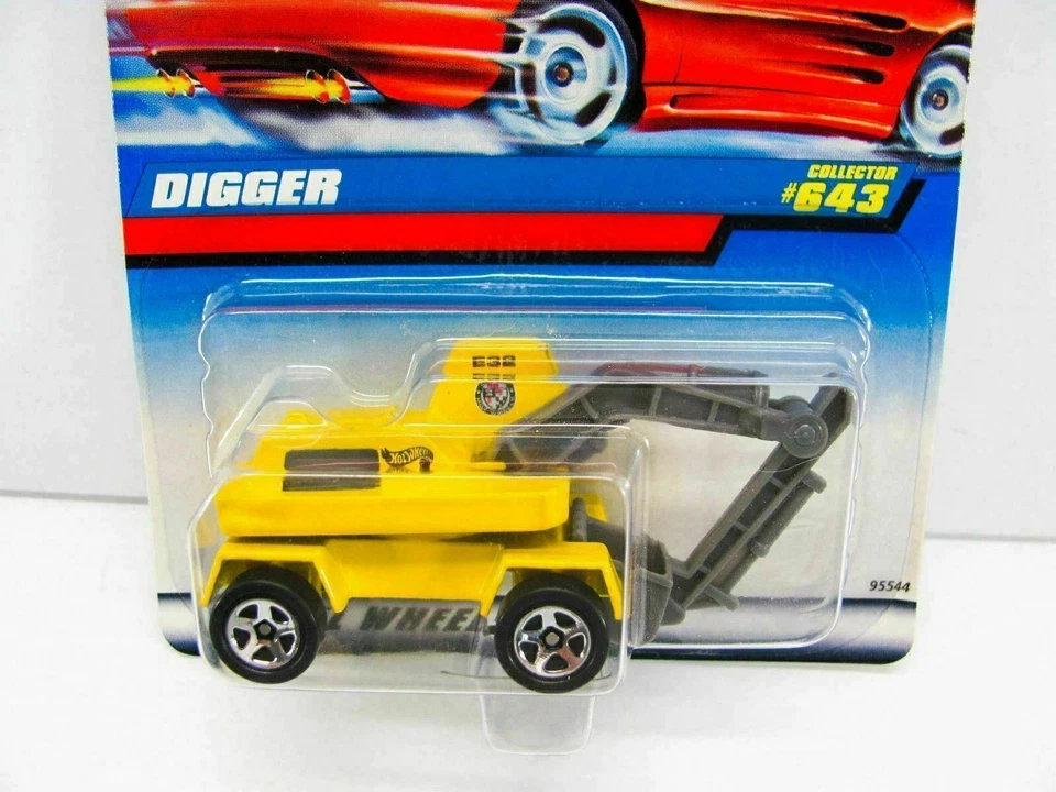 1 NUEVO Hot Wheels Die Cast Coleccionable - Excavadora Amarilla - 1998a Foto 1 de 4