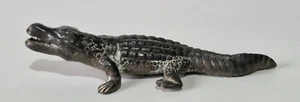 Antique Vintage Metal Crocodile Figure - Picture 1 of 5