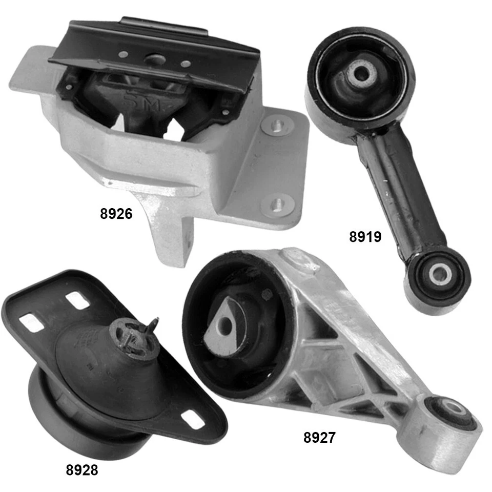 Engine Mounts & Auto Transmission Mount 4PCS Set For Daewoo Nubira 02-00 L4-2.0L - Image 1 of 4