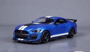 Neu Maisto Maßstab 1:18 Mustang Shelby GT500 2020 blau Diecast Auto 31388BL - Bild 1 von 5