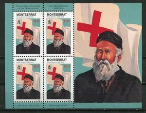 MONTSERRAT 1998, RED CROSS - HENRI DUNANT, Scott 933 S/S, MNH - Picture 1 of 1