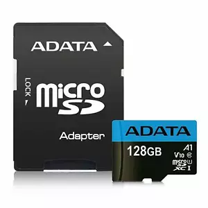 ADATA 128GB Premier Micro SDXC UHS-I Class10 MEMORY Card ADAPTER AUSDX128GUICL10 - Picture 1 of 5