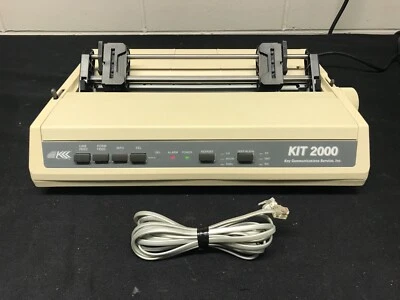 Okidata Microline 184 Turbo (GE5256K) Monochrome Dot Matrix Impact Printer - Image 1 of 4