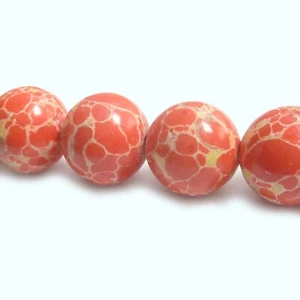 Jaspis Perlen rund 10 mm rot Halbedelstein 38 Stück Spacer nenad-design E117 - Bild 1 von 12