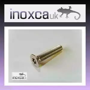 40 @ M8 X 16 ACCIAIO INOX TORX T40 TX40 PERNO DI SICUREZZA VITE METRICA SVASATA - Foto 1 di 1