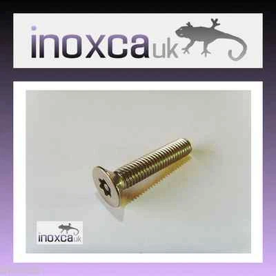SUPPLIED BY: INOXCA UK 20 @ M3 X 8 ACIER INOXYDABLE TORX T10 TX10 SÉCURITÉ BROCHE TÊTE FRAISÉE