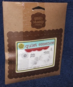 Unity Stamp Rubber Cling Stamps - Quiet Essence - Picture 1 of 2