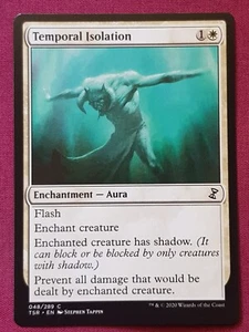 Magic The Gathering TIME SPIRAL REMASTERED TEMPORAL ISOLATION white card MTG - Picture 1 of 2