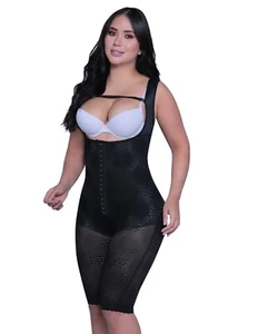 Siluet Faja Colombiana High Waist Thigh Slimmer Bodysuit | Full Body Shaper  - Picture 1 of 23