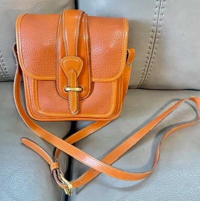Dooney & Bourke Brown Essex Equestrian Saddle Handbag - Image 1 of 4