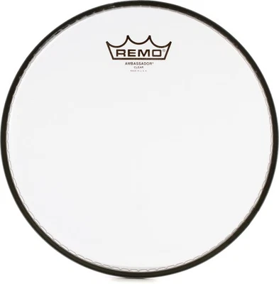 Remo Clear Ambassador Drumhead - 10" - Image 1 of 4