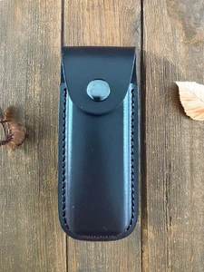 Lederscheide für Klappmesser 4 x 13 cm Gürteltasche Messer - Bild 1 von 4