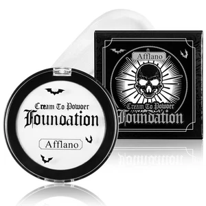 White Cream to Powder Foundation Makeup - Long-Lasting Clown Face Paint for - Picture 1 of 9