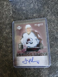 2007-08 Upper Deck Black Diamond Gemography Auto John Michael Liles Card# G-JL - Picture 1 of 2