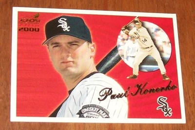 Rare 2000 Pacific Aurora National Show Anaheim California Paul Konerko Card - Image 1 of 2