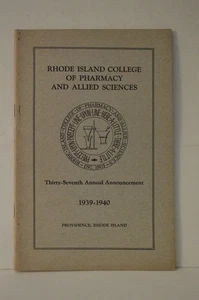 Rhode Island College of Pharmacy and Allied Sciences 1939-1940 - Picture 1 of 1