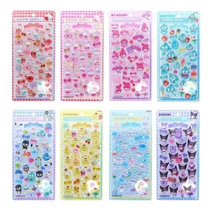 Sanrio Bonbon Tropfen Robbe Puffy Aufkleber Serie 2 Hello Kitty Kuromi Cinnamoroll - Bild 1 von 25