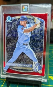 Tarjeta de béisbol personalizada Bowman Chrome Jackson Caglianone 2025 arte leer descripción  - Imagen 1 de 3
